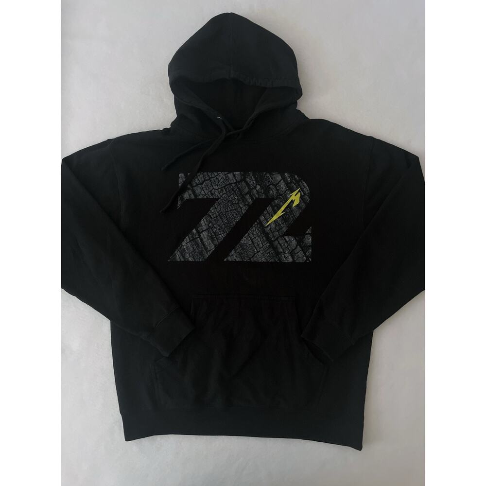 Metallica 72 Seasons Hoodie Mens L Black Graphic Pullover Fleece Kangaroo Pocket